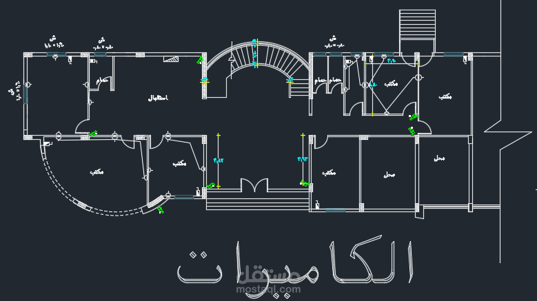 اعمال التيار الخفيف بمبنى شركة النوبارية للميكنة الزراعية
