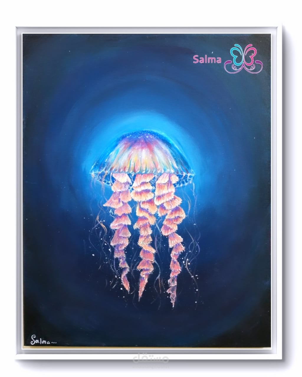 اعمال فنية . رسم بالاكريلك لوحة