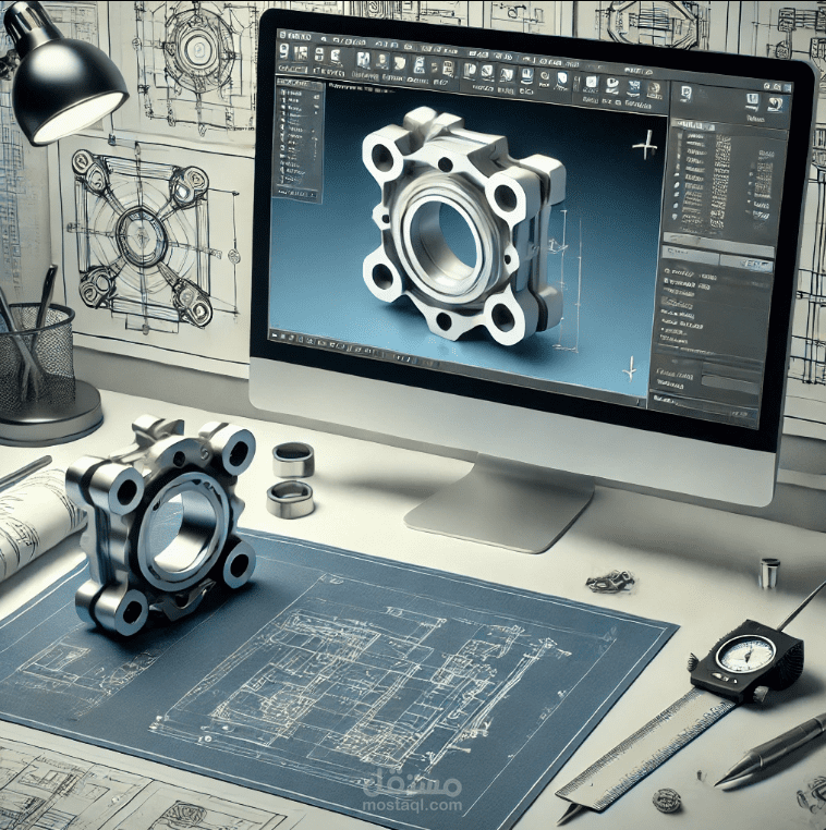 نماذج SolidWorks هندسية جاهزة لتصميم والاستخدام - تصميم احترافي بدقة عالية