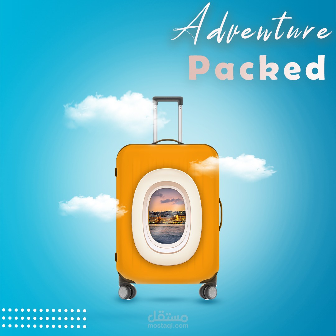 social media designs for  travel company