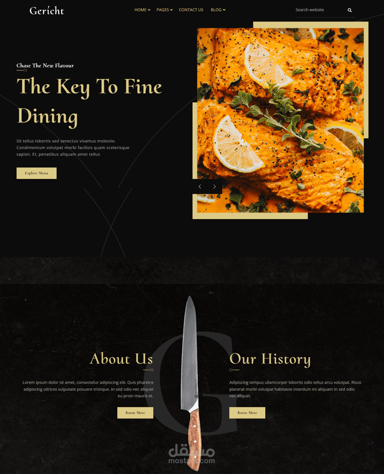 Restaurant Website