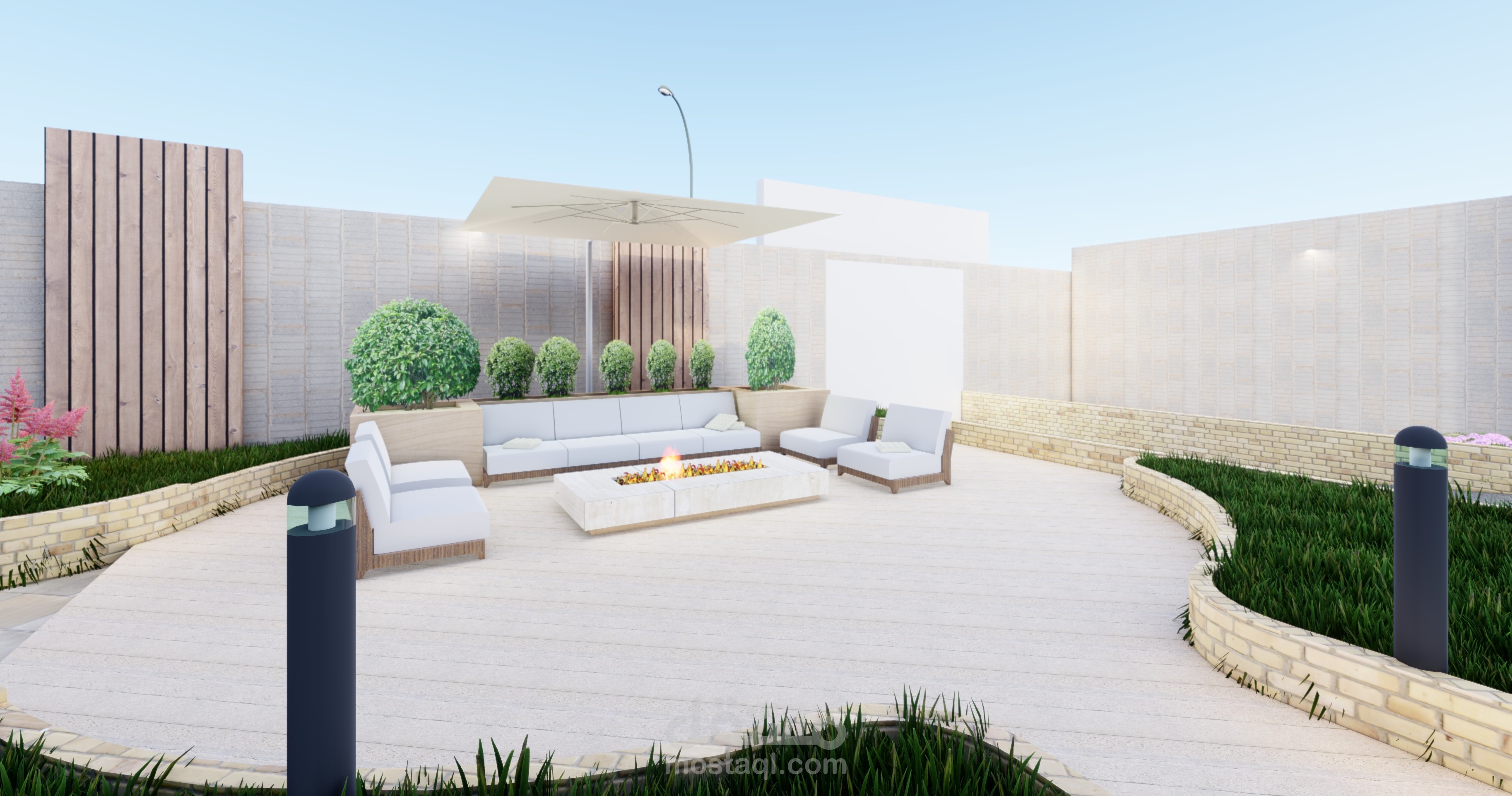 تنسيق حديقة فيلا