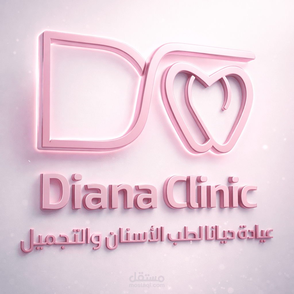 هوية بصرية لعيادة ديانا للاسنان