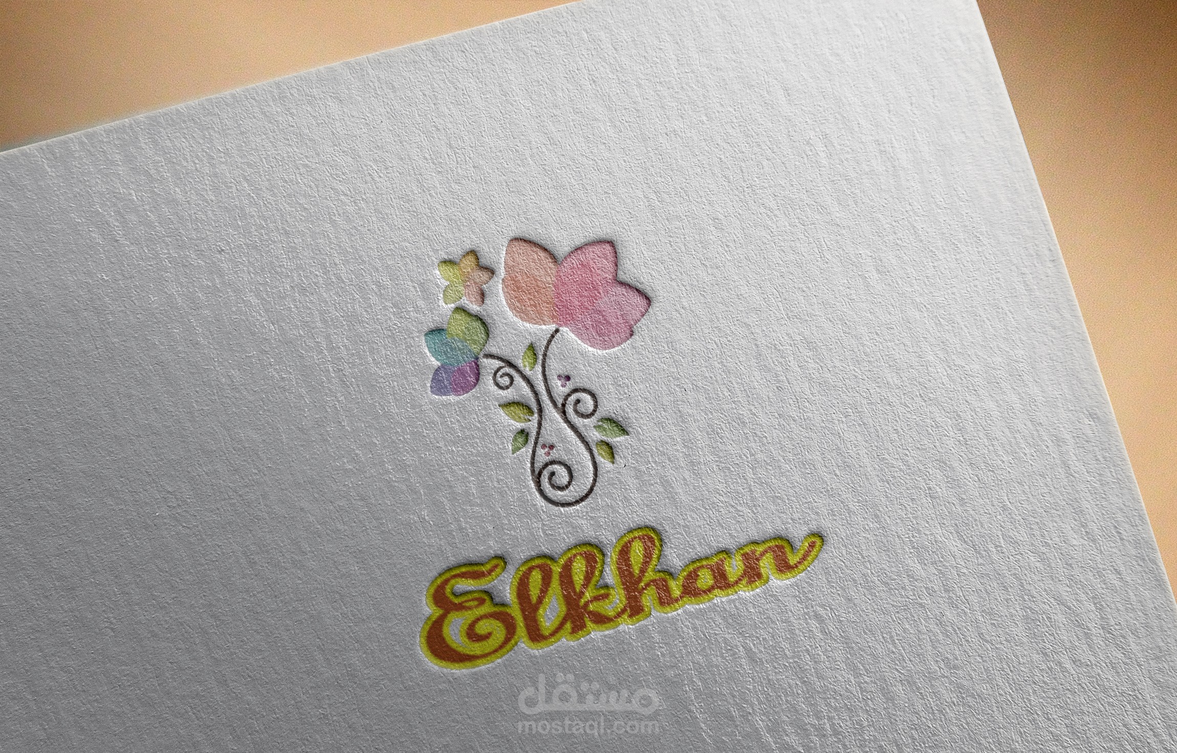 شعار لمتجر زهور