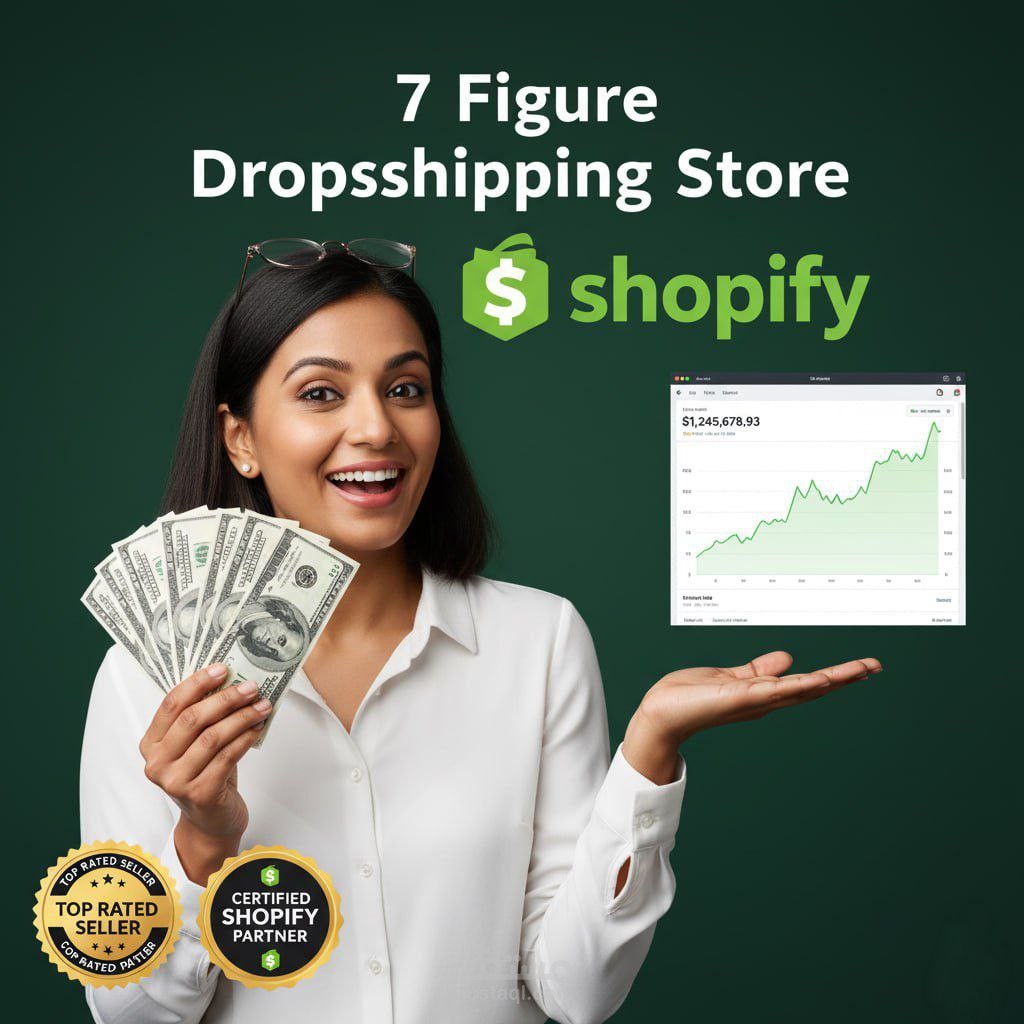 تصميم موقع Shopify احترافي