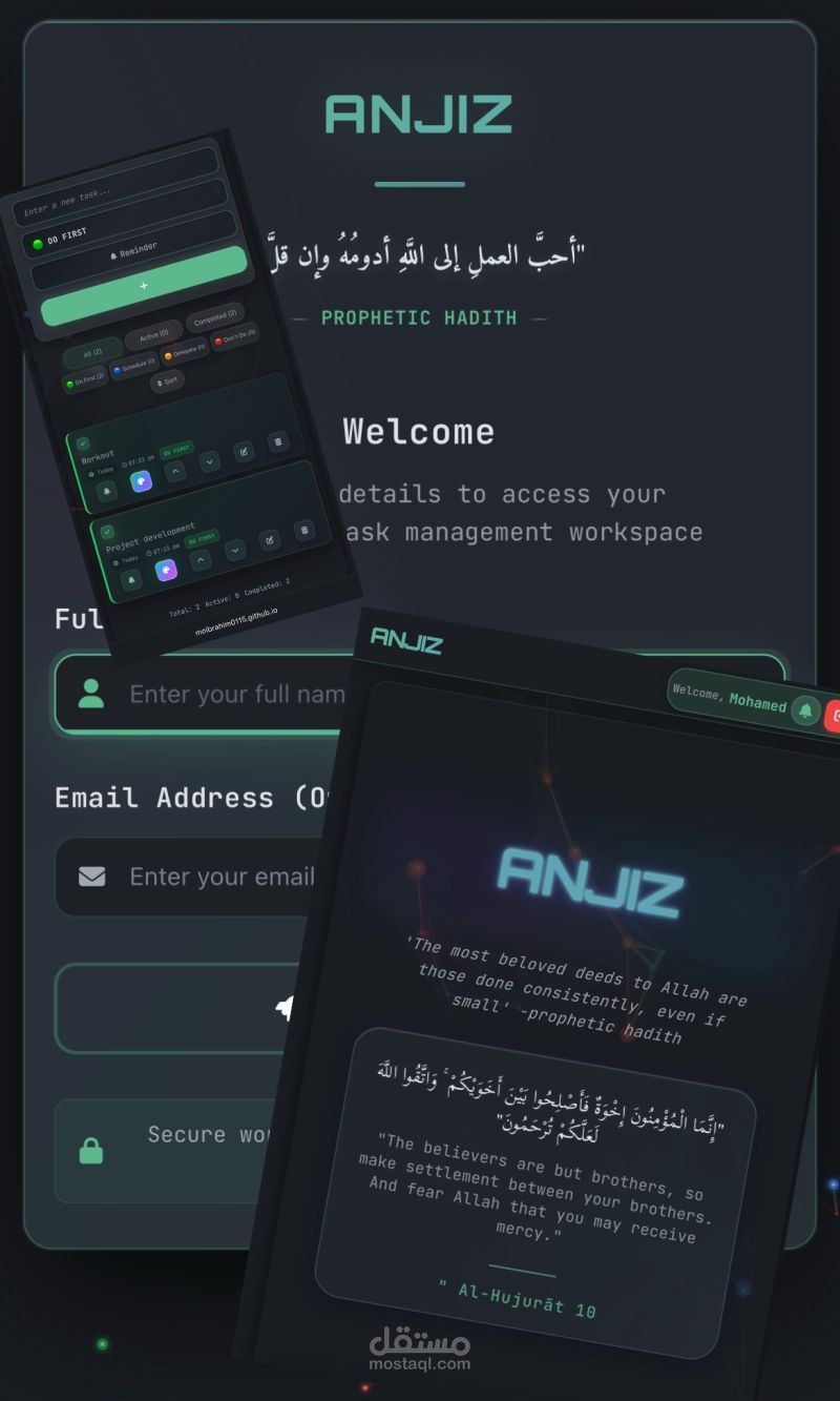 ANJIZ - Matrix Task Manager