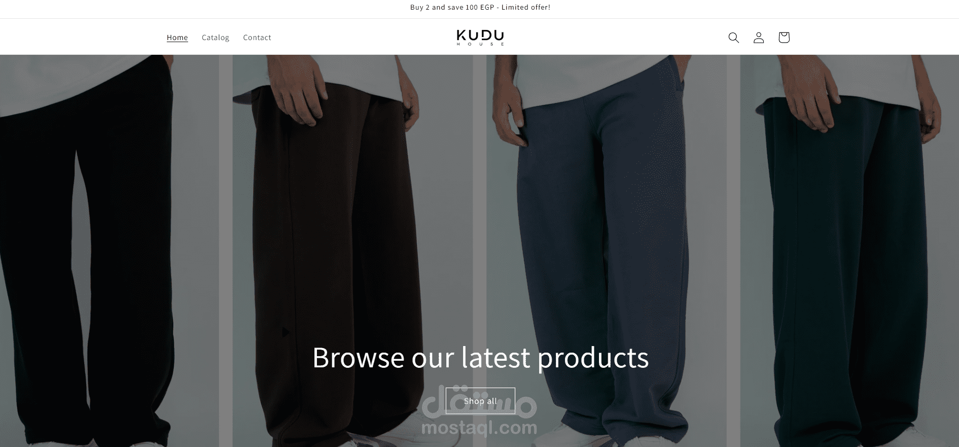 إنشاء متجر إلكتروني شوبيفاي لملابس الشباب