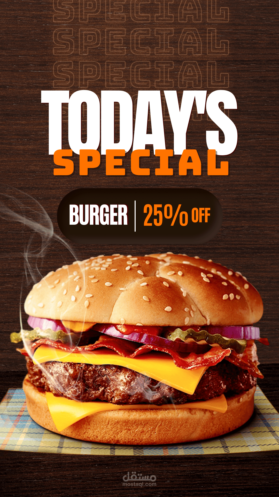 Today’s special burger offer