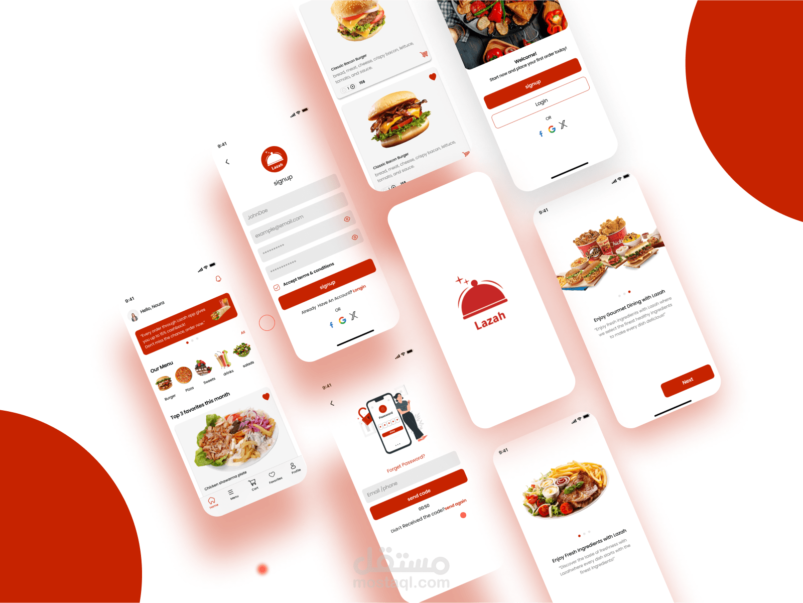 تصميم واجهة تطبيق احترافية بتجربة مستخدم مميزة (UX/UI)
