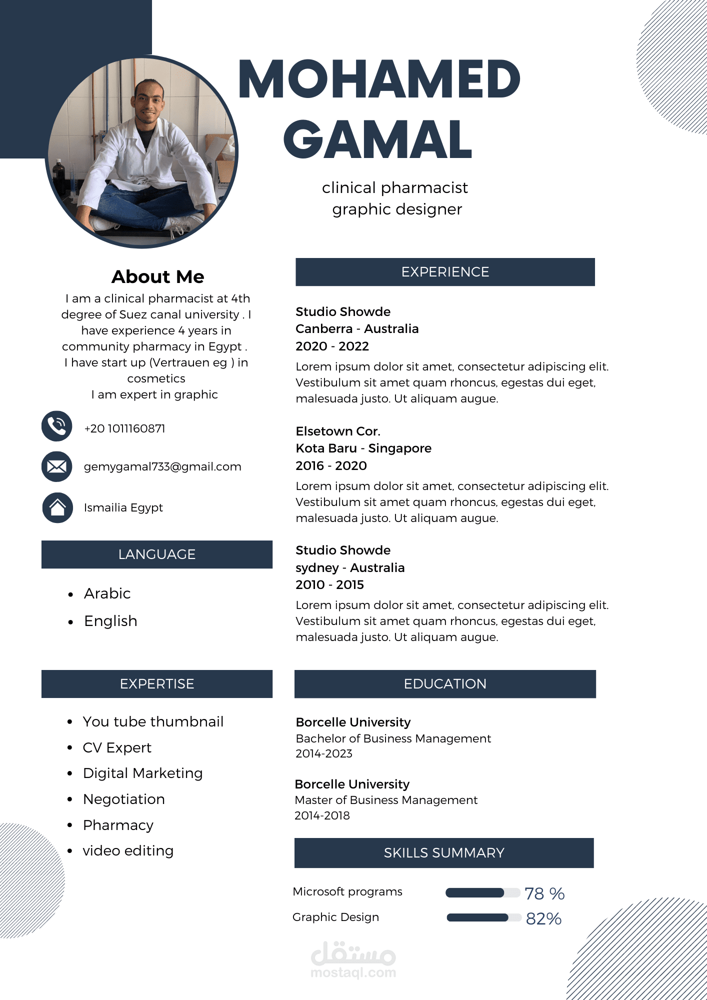 professional cv