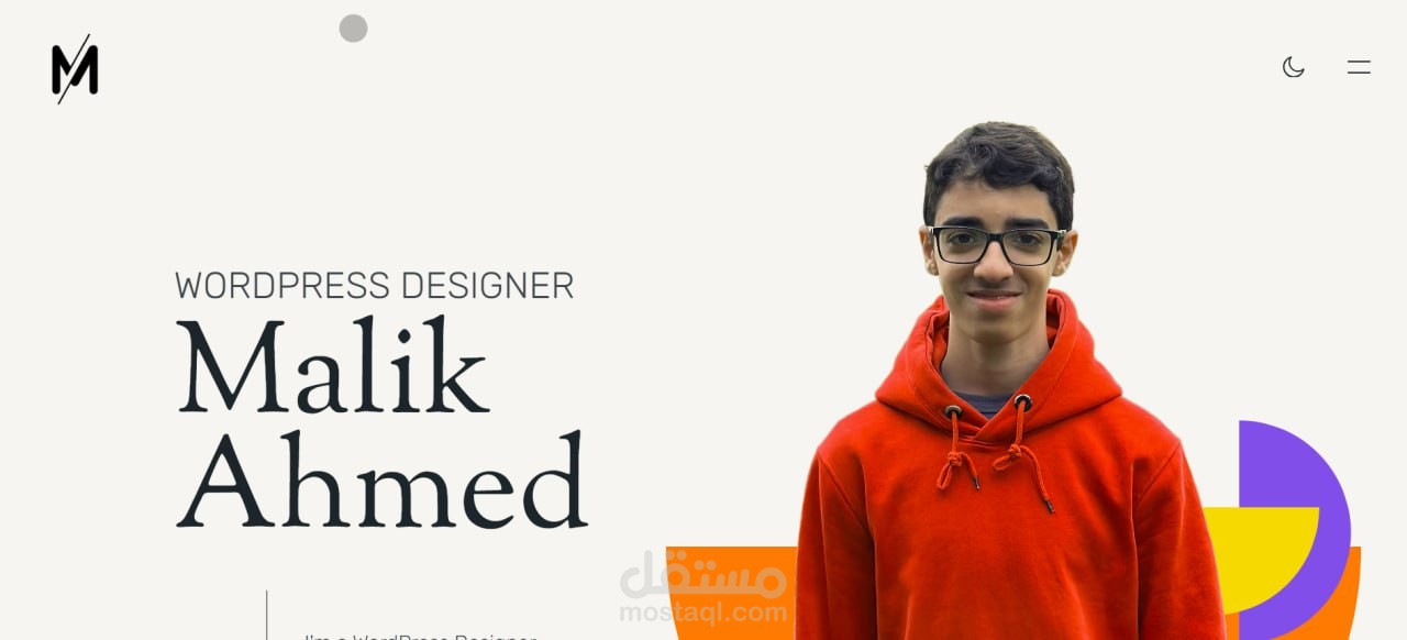 portfolio wordpress website