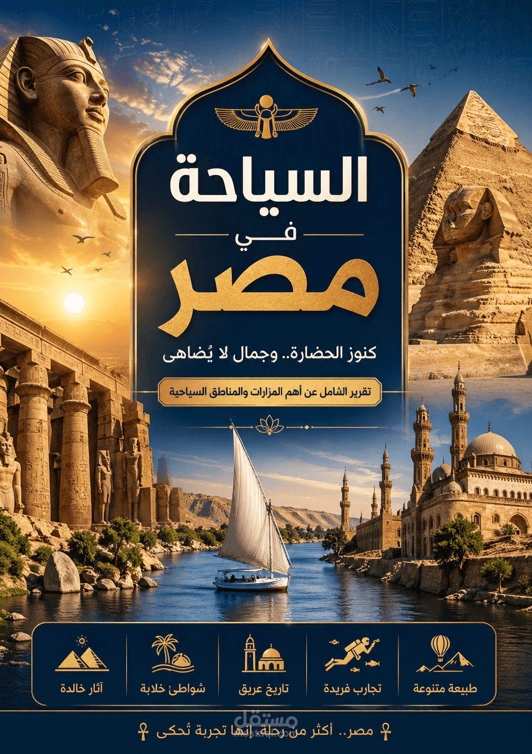 بحث تسويقي عن السياحة في مصر