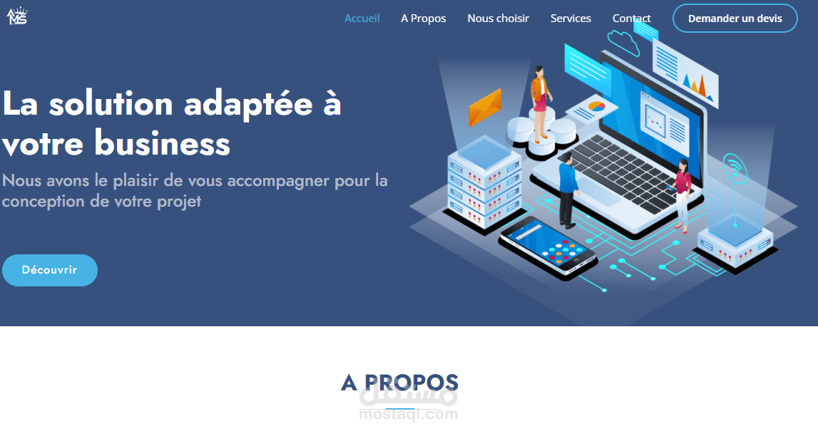 amsgt.ma - موقع إلكتروني لشركة AMSGT