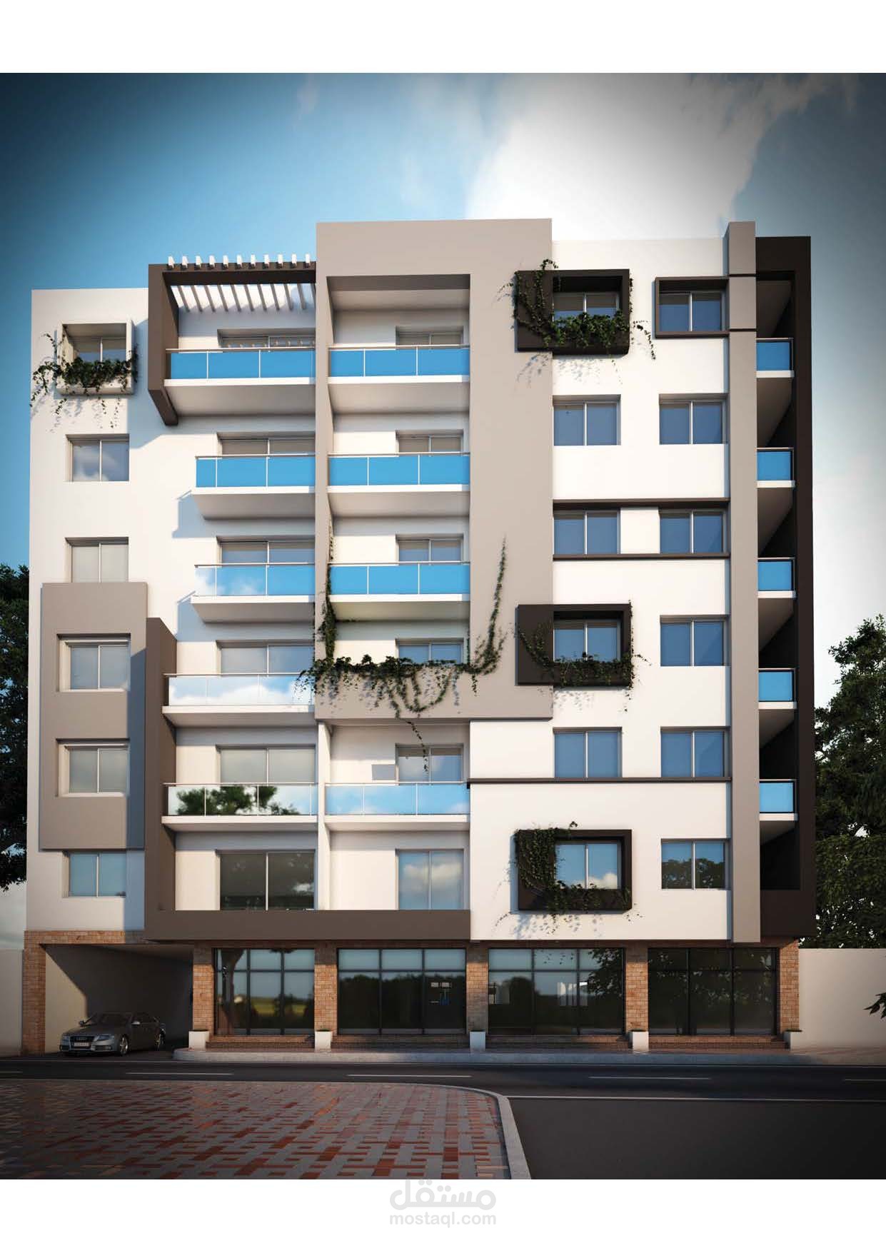 تصميم حارجي  لبرج سكني