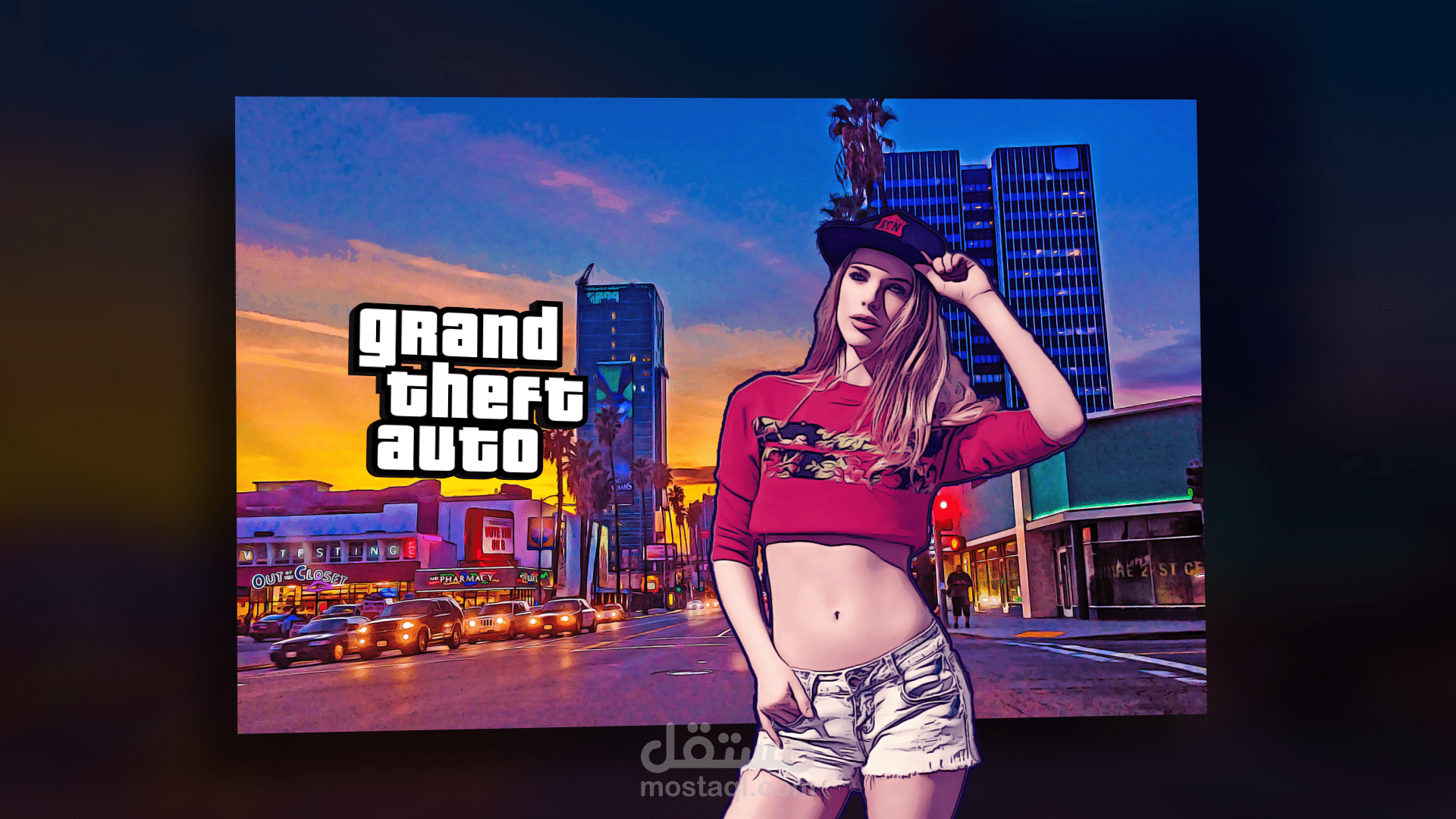 motion graphic GTA interior