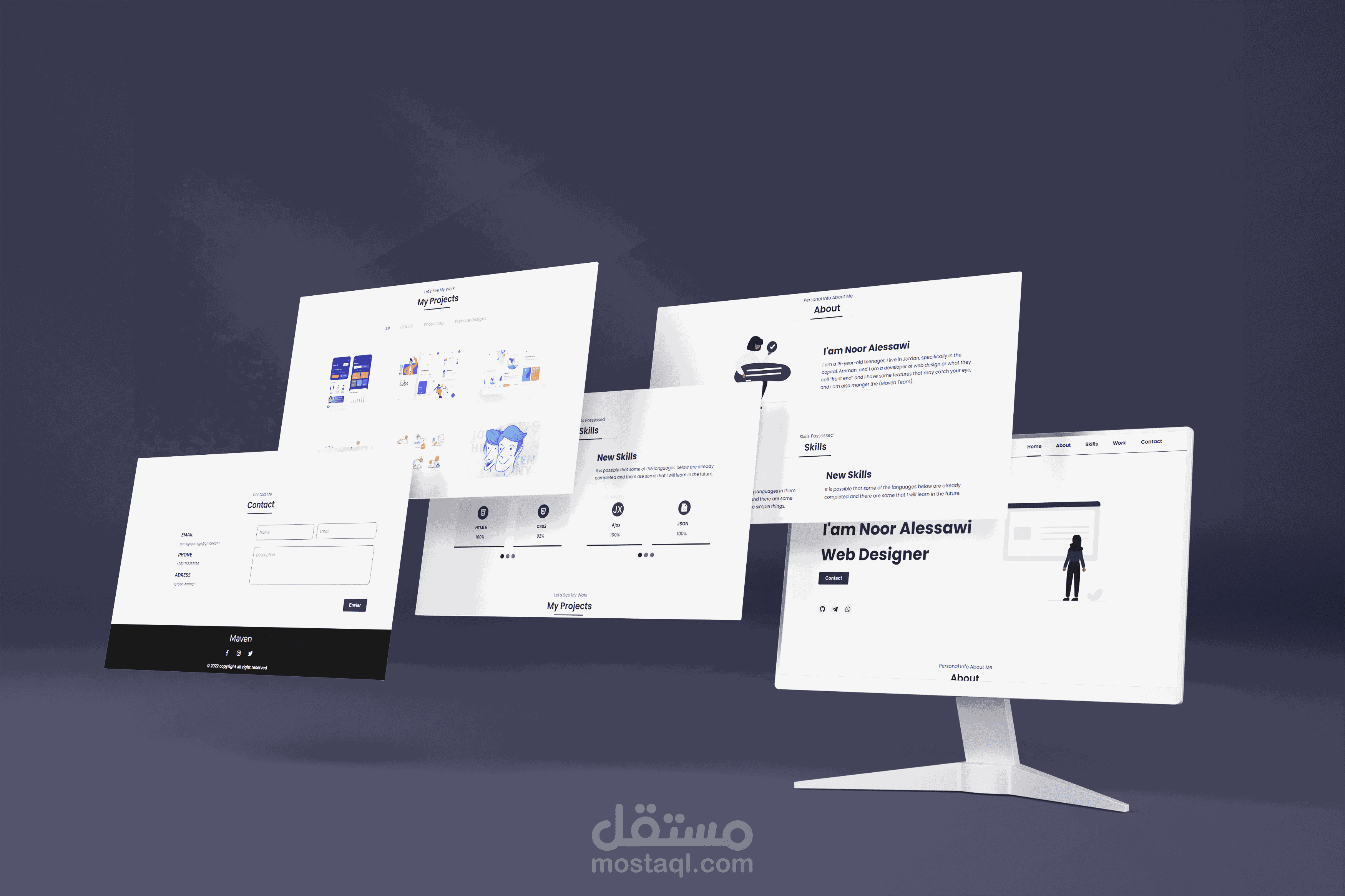 مشروع portfolio