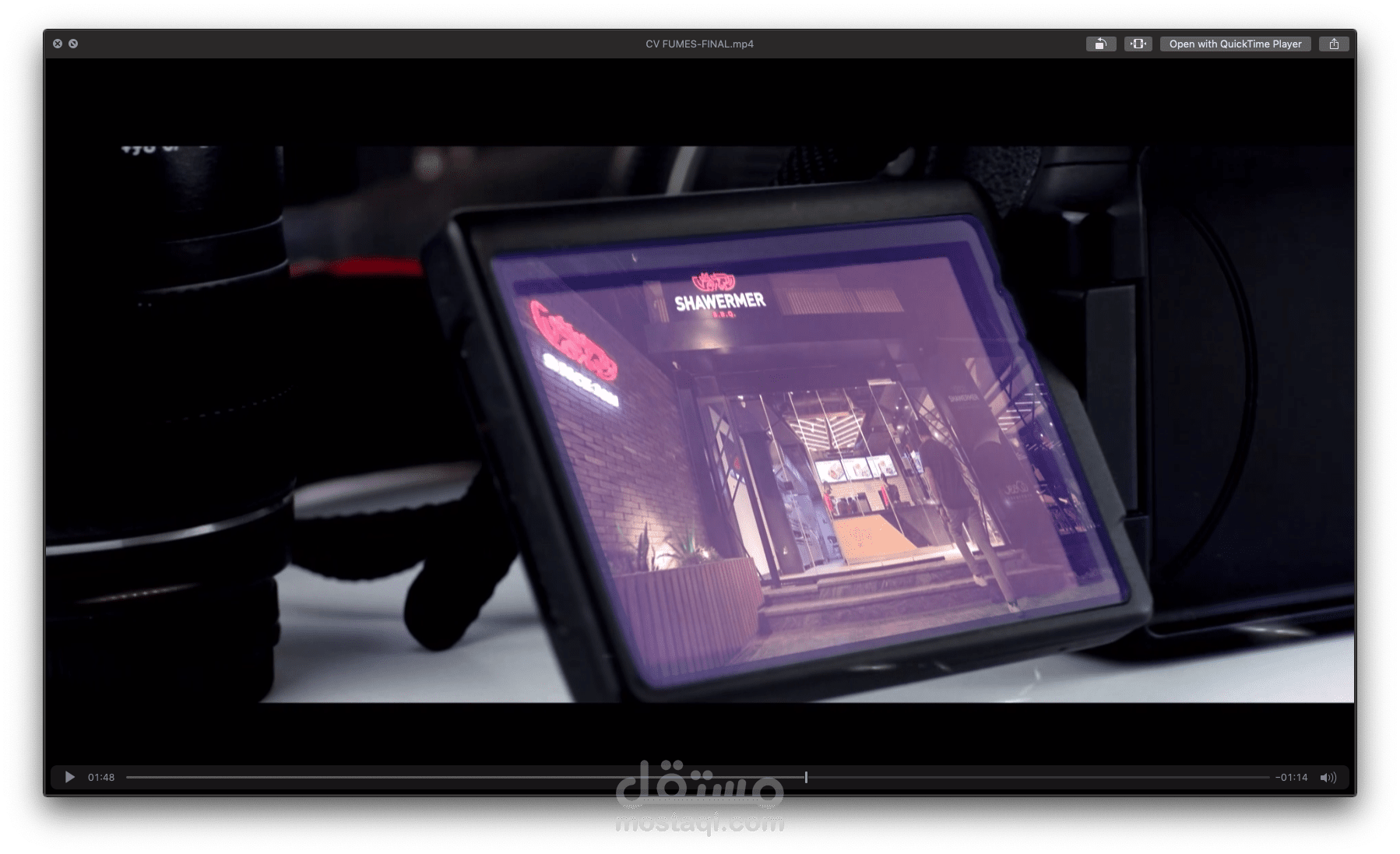 تصميم ومونتاج الشوريل لشركة انتاج