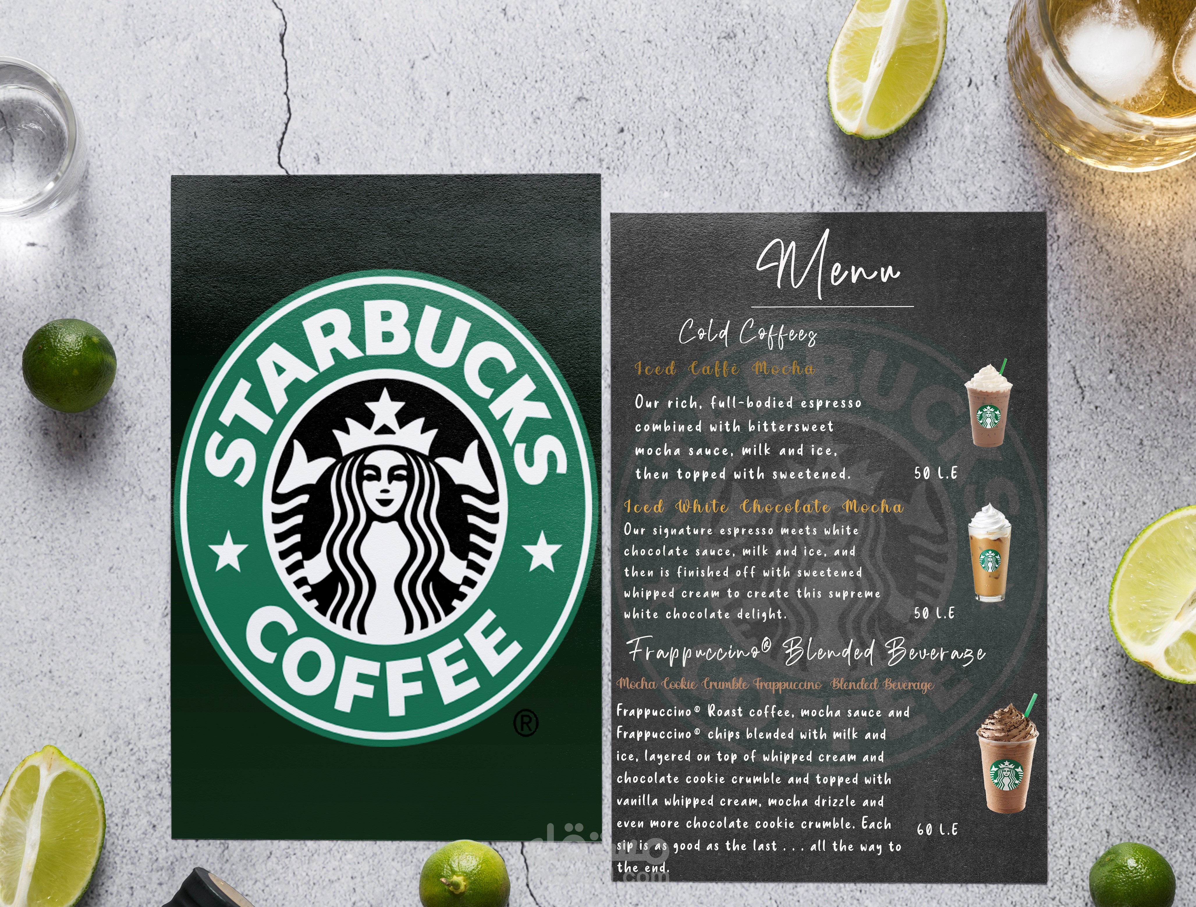 (Menu) تصميم قائمة مشروبات