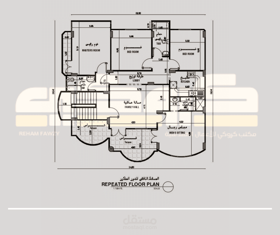 تصميم فيلات سكنية