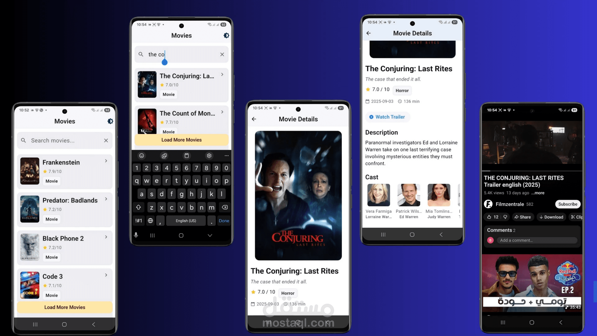FlixZone – تطبيق تصفّح أفلام مع Offline Mode وPagination
