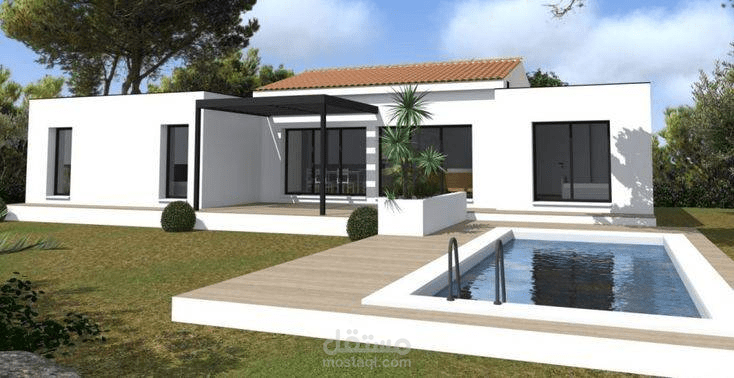 plan de maison en rdc