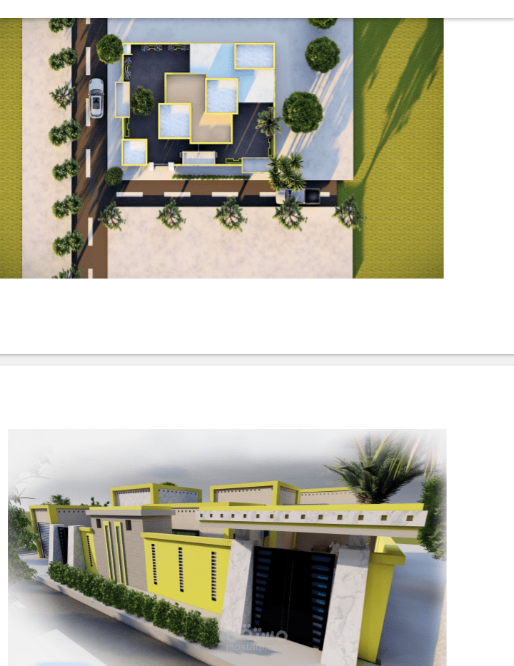 تصميم لمنزل شعبي في السودان مدينة النيل الأبيض منطقة الدويم 200 متر