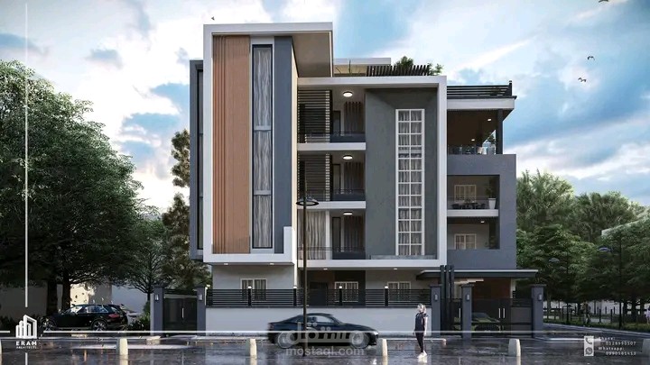 عمارة ارضى وثلاث طوابق في السودان ولاية البحر الأحمر