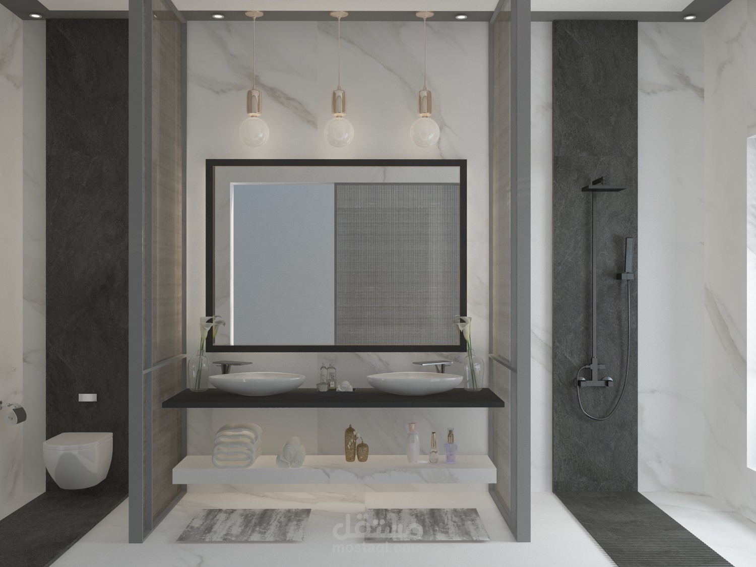 دورة مياه مودرن