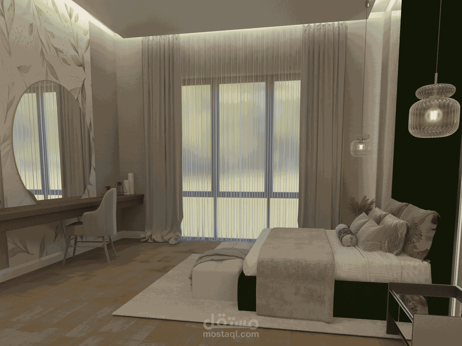 غرفة نوم مودرن