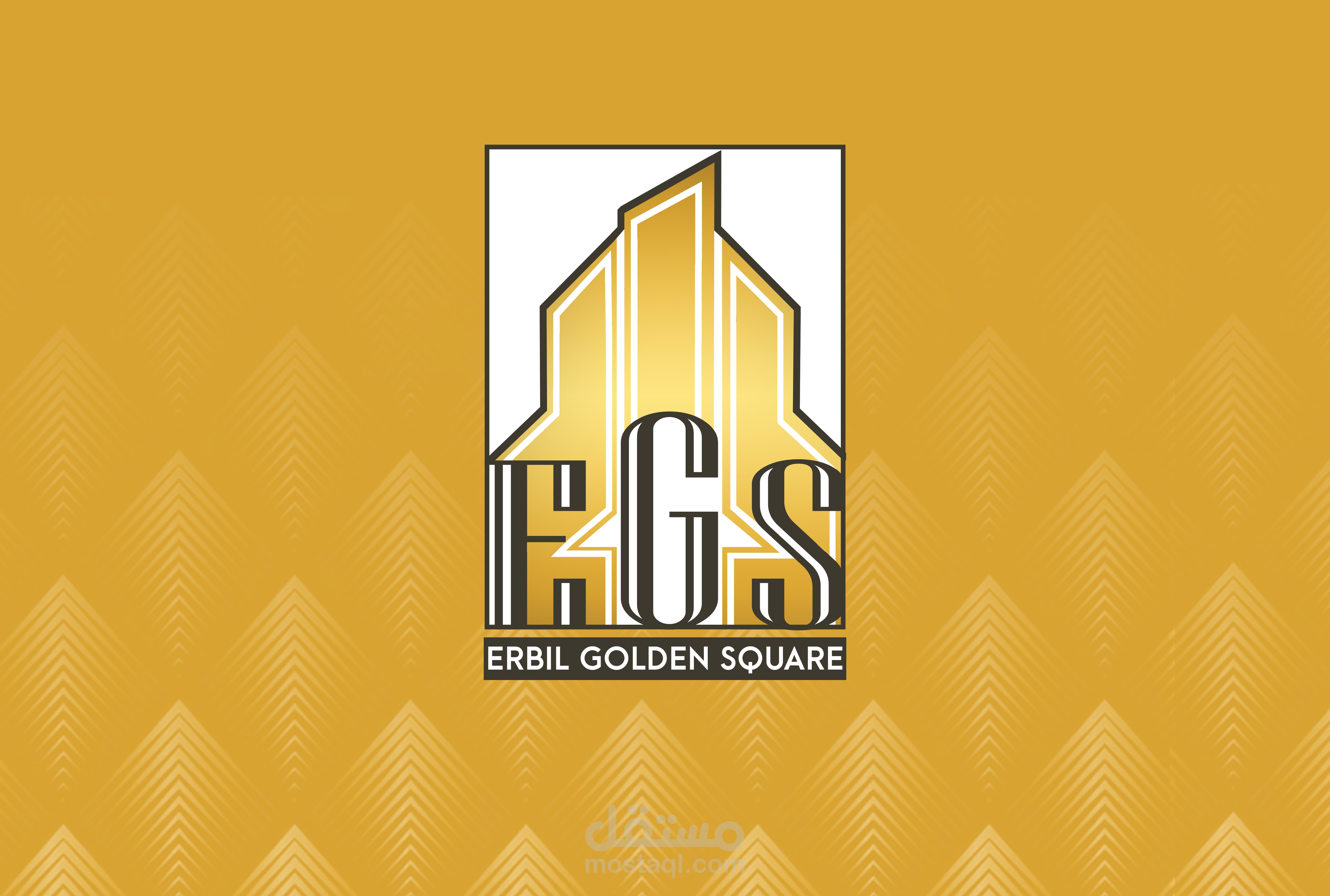 هوية بصرية لشركة عقارية بأسم EGS