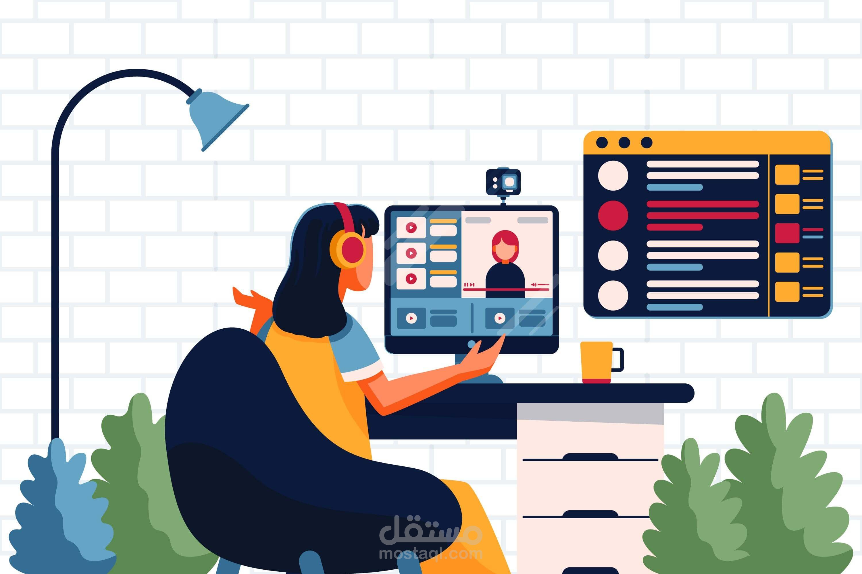 تصميم فيديو تهنئة بالعام الدراسي الجديد