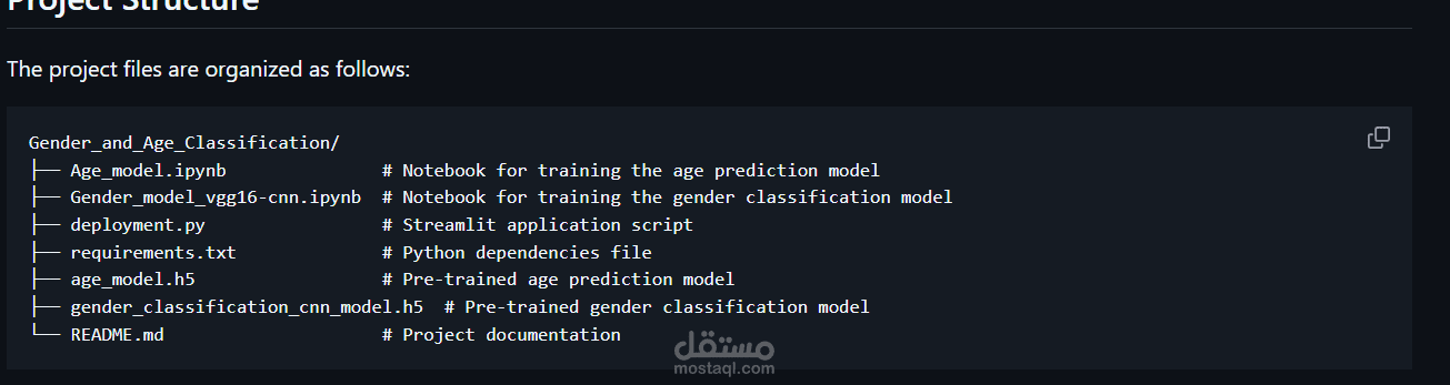 Gender and Age Classification Model (Deep learning model)