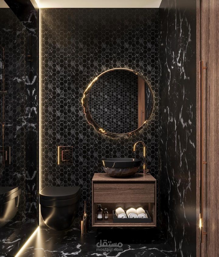 تصميم حمام فاخر