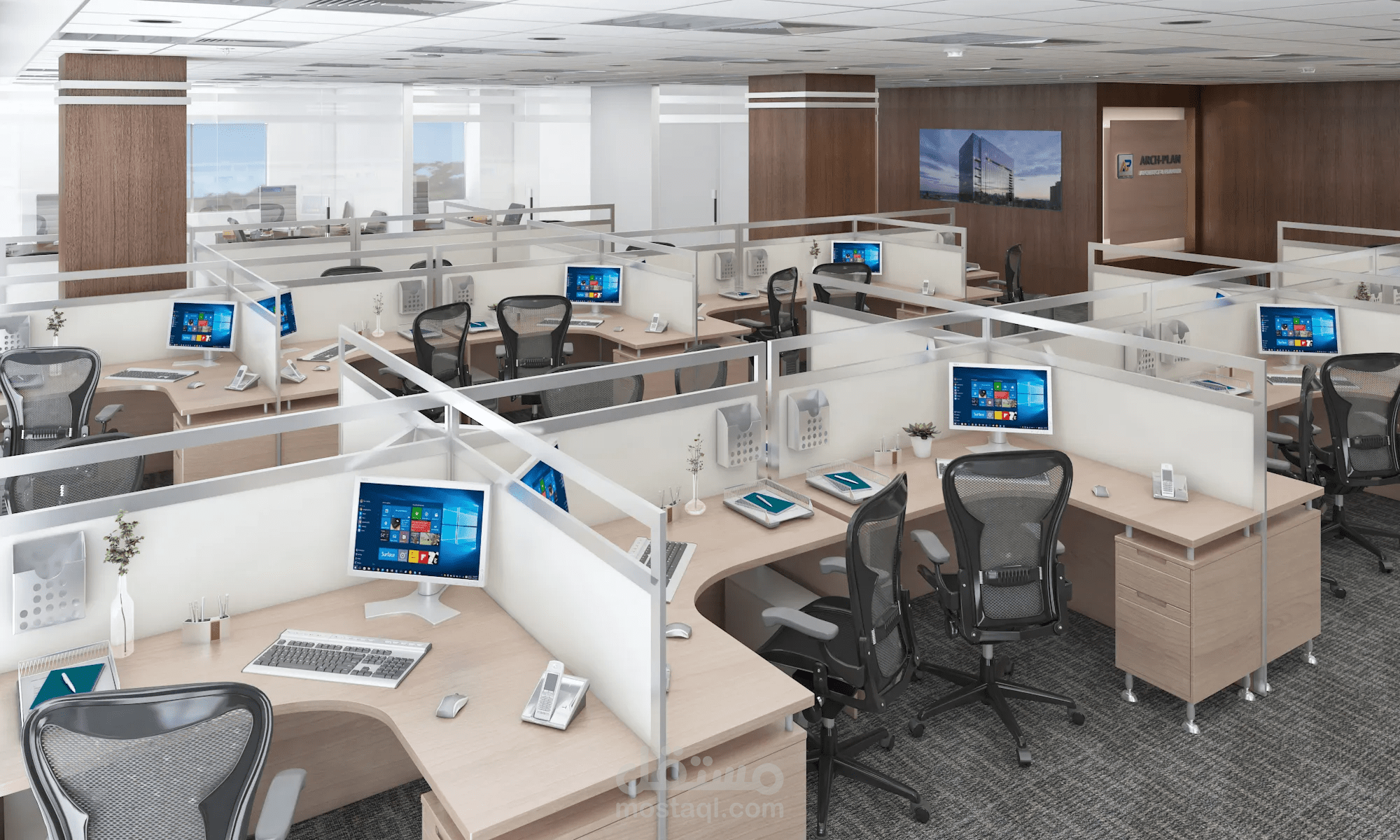 تصميم داخلي لشركة هندسية