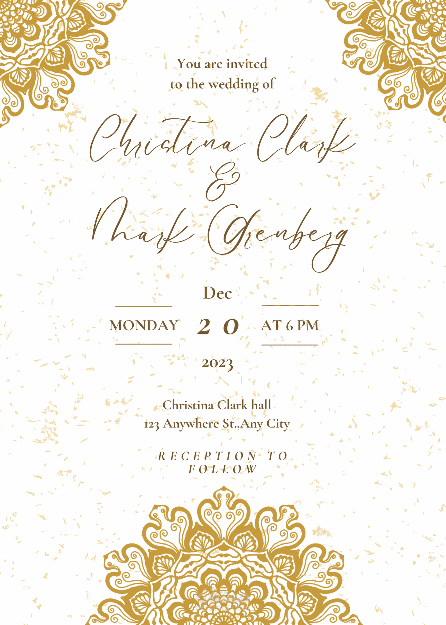 I will design unique wedding invitation card