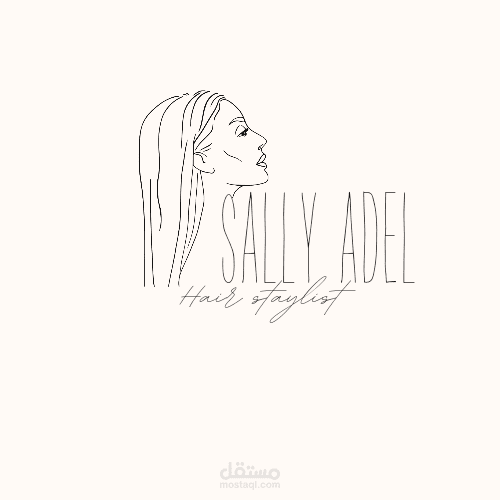 لوجو لمصففة شعر