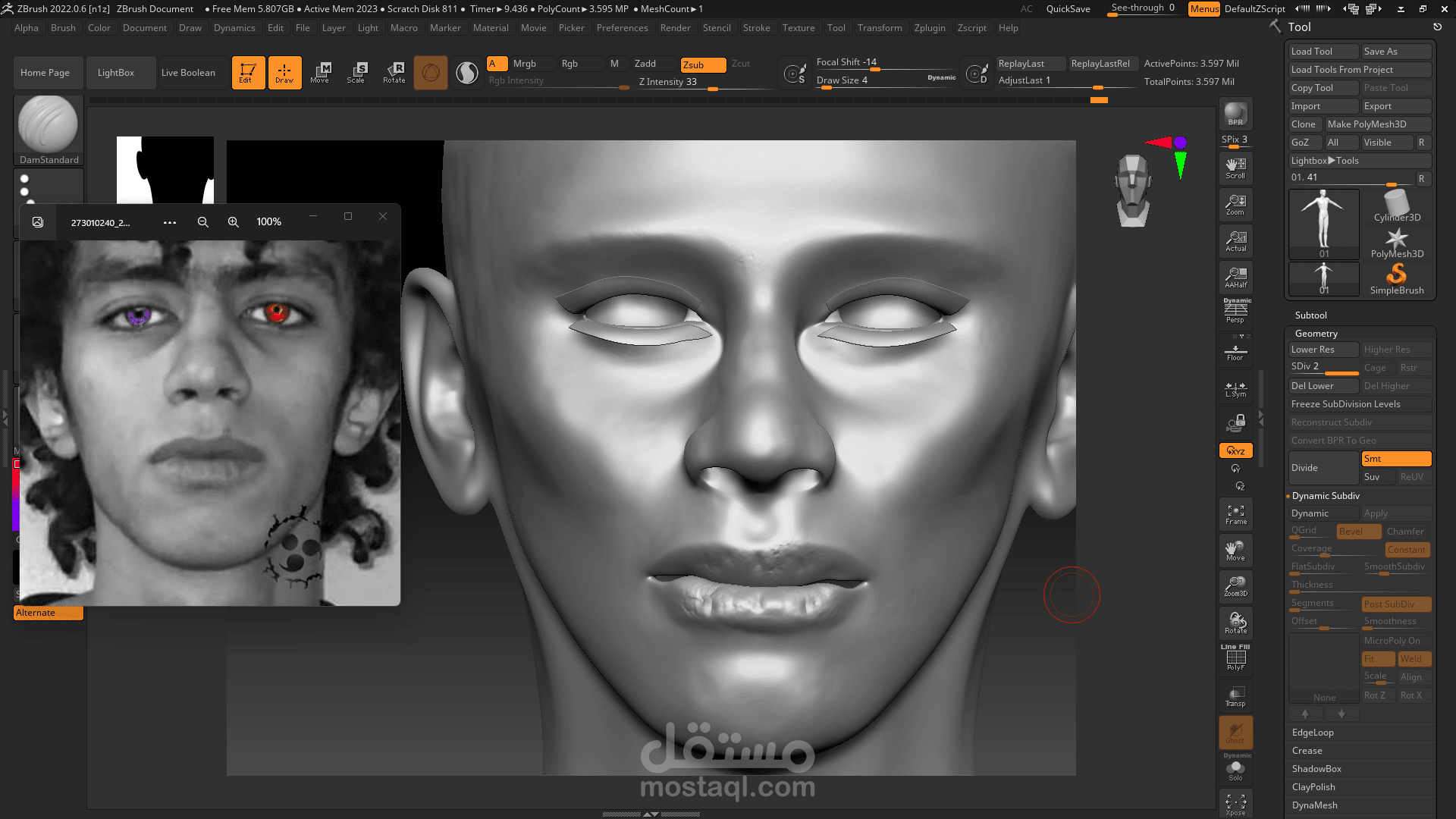 3D Character sculpting