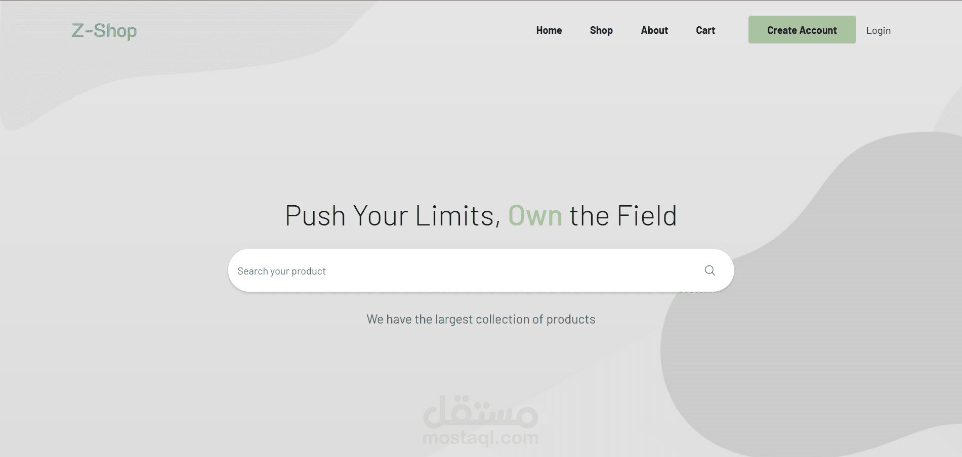 Zshop – منصة تجارة إلكترونية متكاملة باستخدام React.js و Firebase