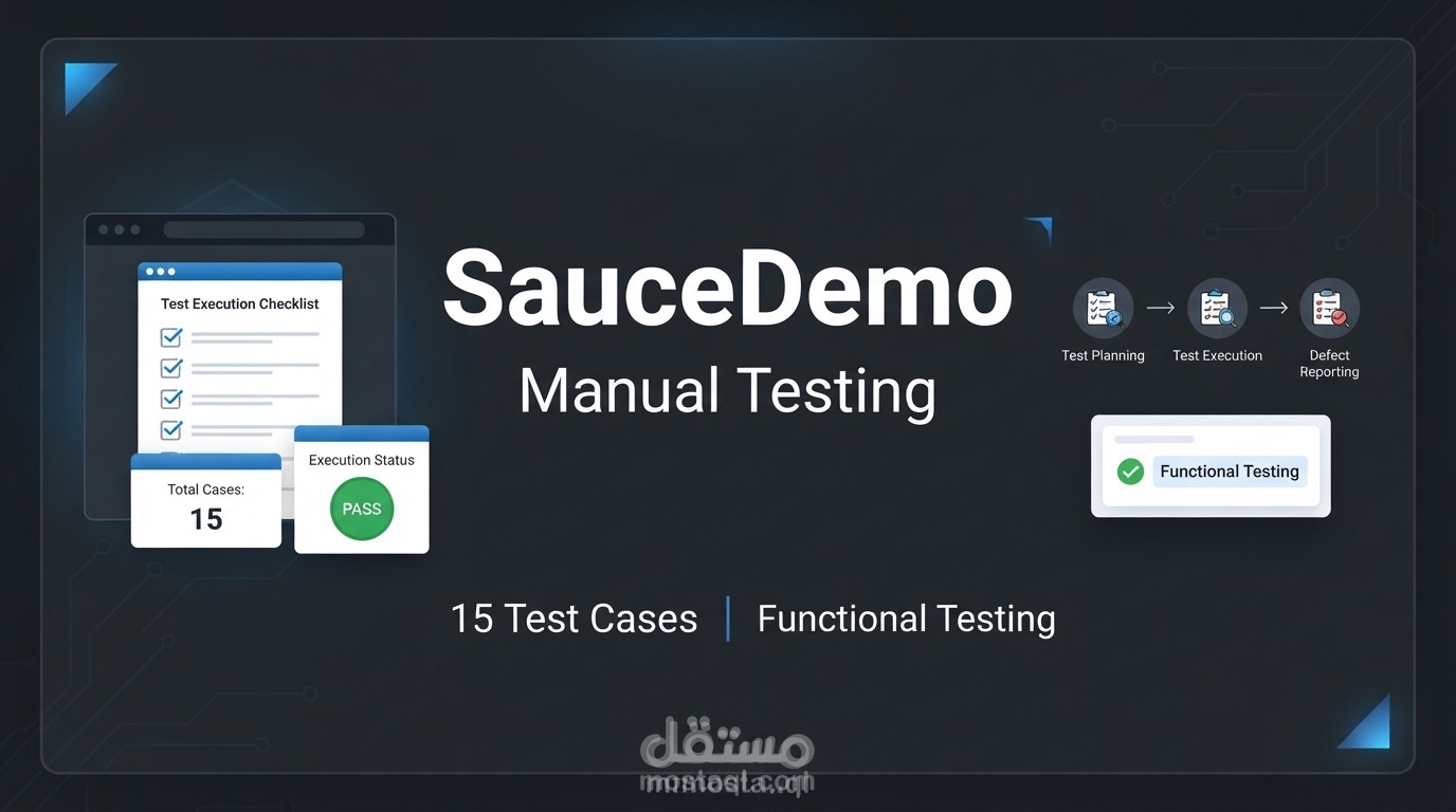 اختبار موقع SauceDemo