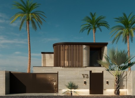 فيلا 3d و تصميم داخلي و واجهات