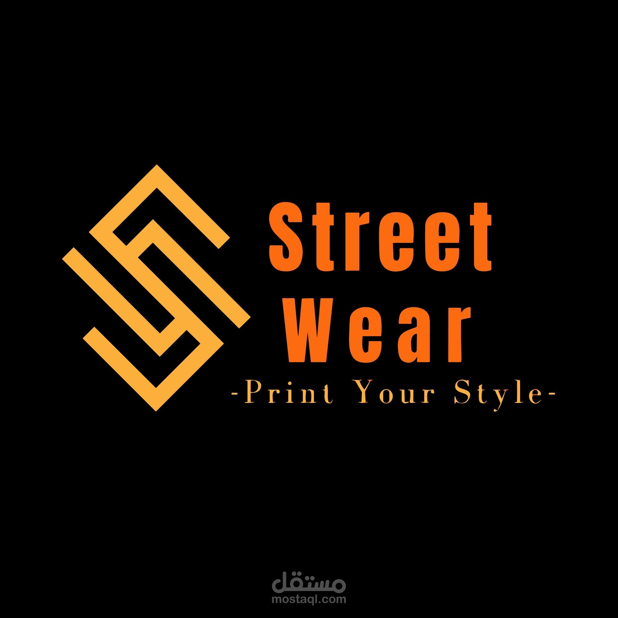 تصمم هويه كامله لشركه street wear لطباعه التيشرتات على صفحات  التواصل الاجتماعى