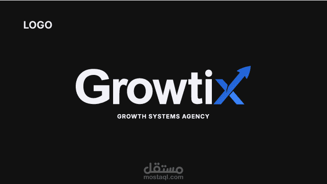 هويه بصريه كامله لشركه Growtix