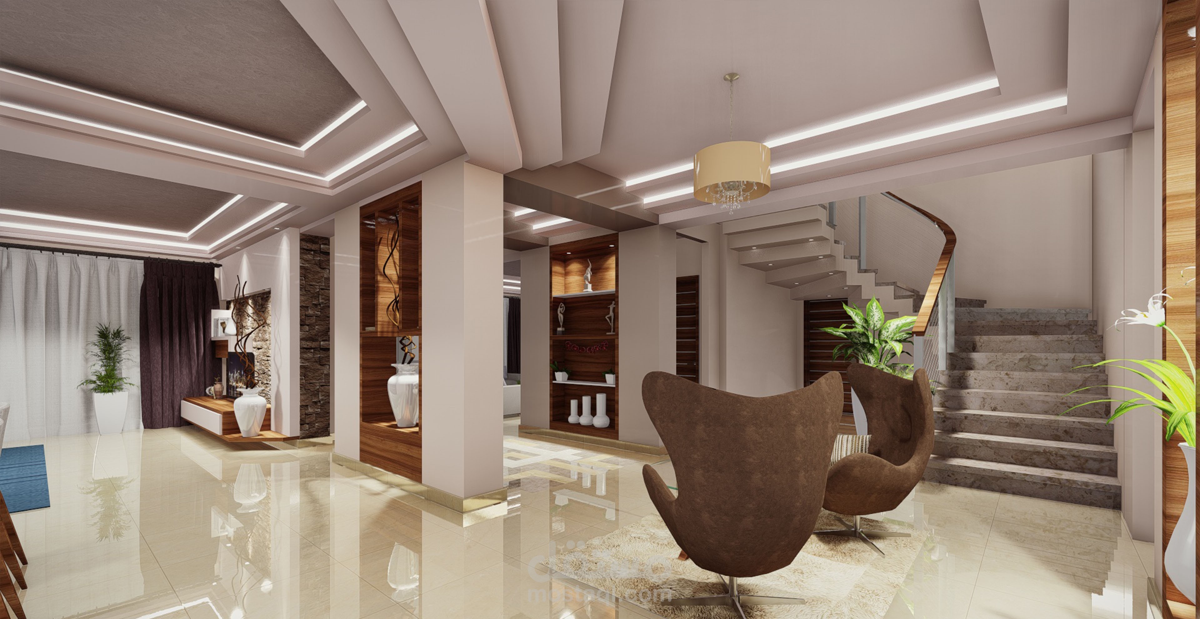 تصميم داخلي لفيلا