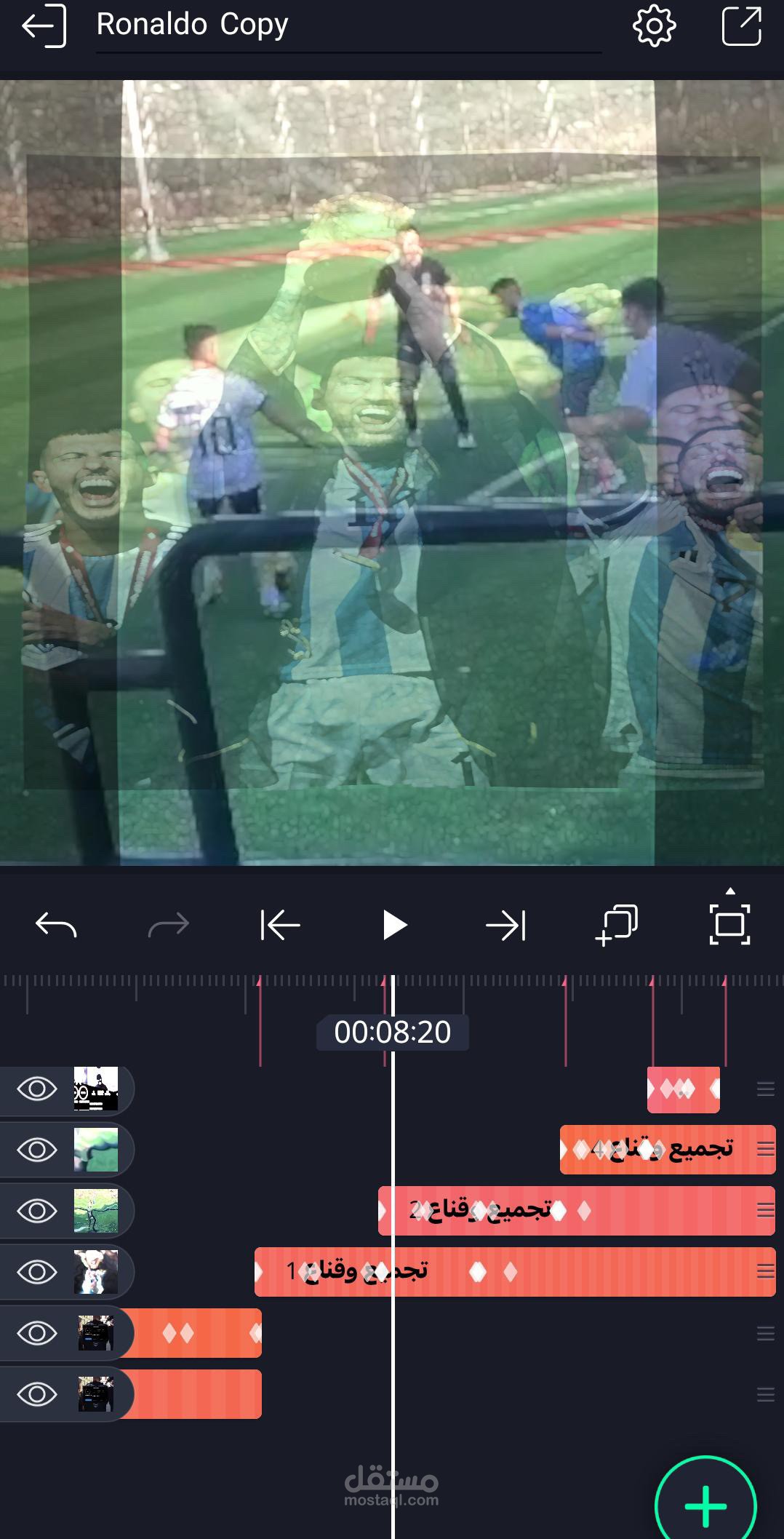 تصميم فيديوهات مونتاج احترافي لصانعي المحتوى على منصات التواصل الاجتماعي