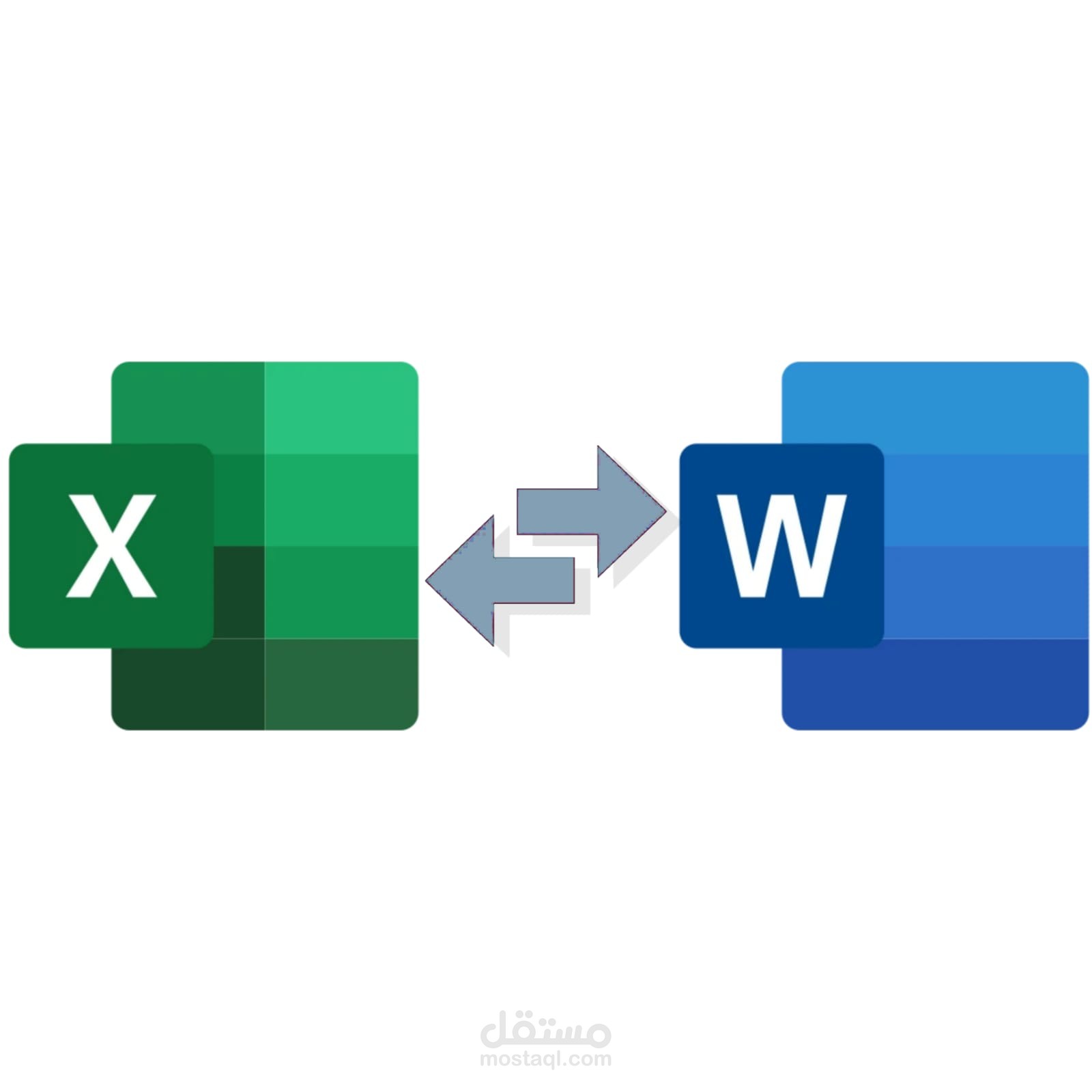تحويل ملف excel الي ملف word