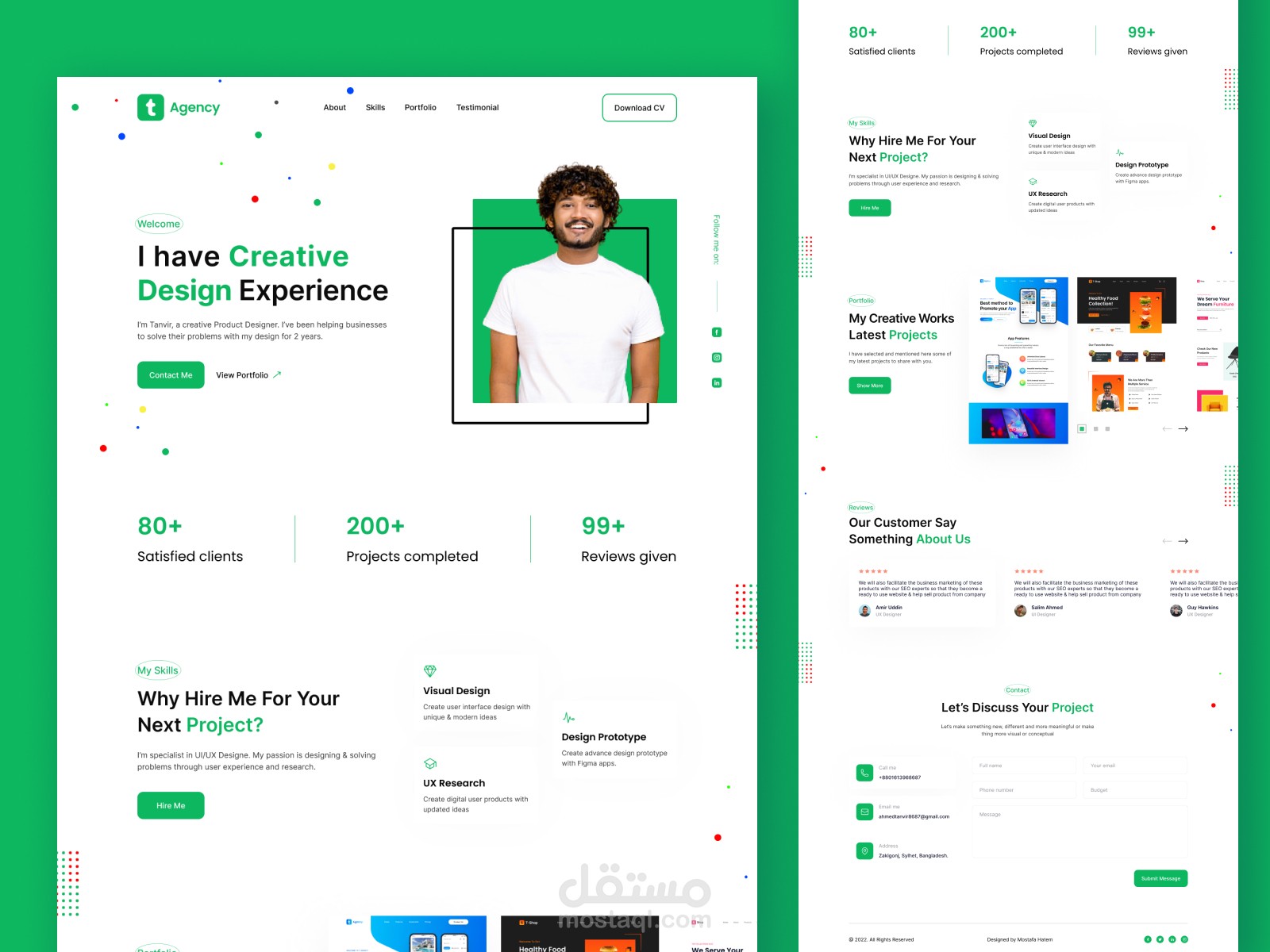 Personal Portfolio Website Design