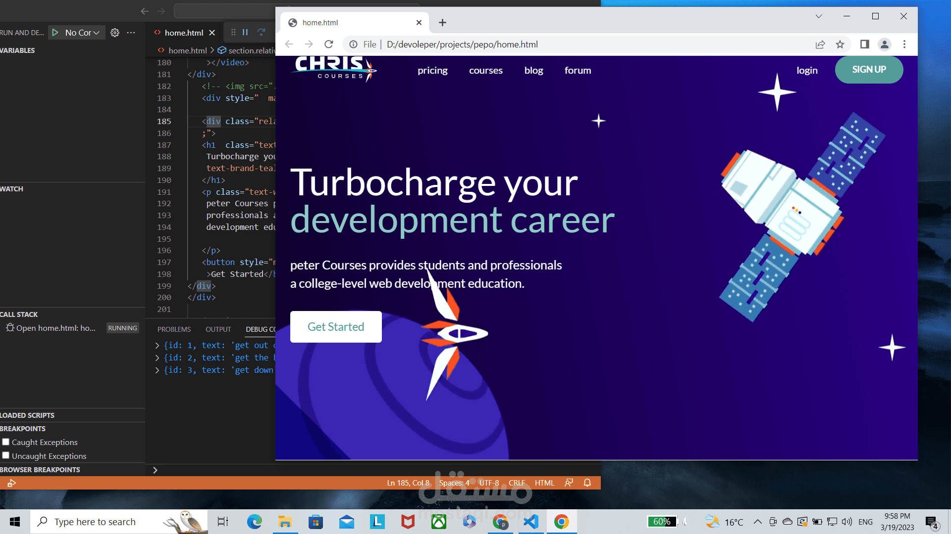 website