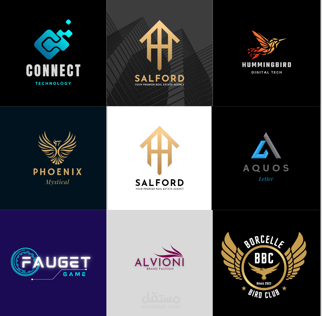 مصمم شعارات محترف: تصميم شعارات فريدة واحترافية لتحسين هوية علامتك التجارية