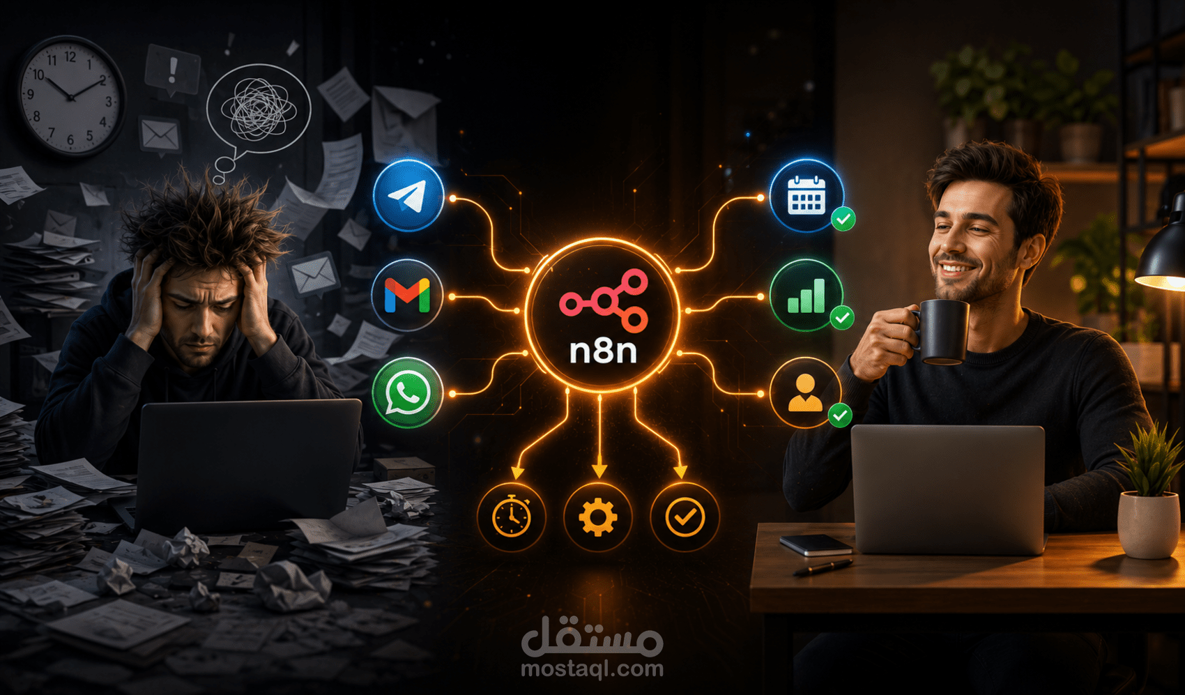 بناء بوت ذكاء اصطناعي متعدد الوكلاء على Telegram باستخدام n8n