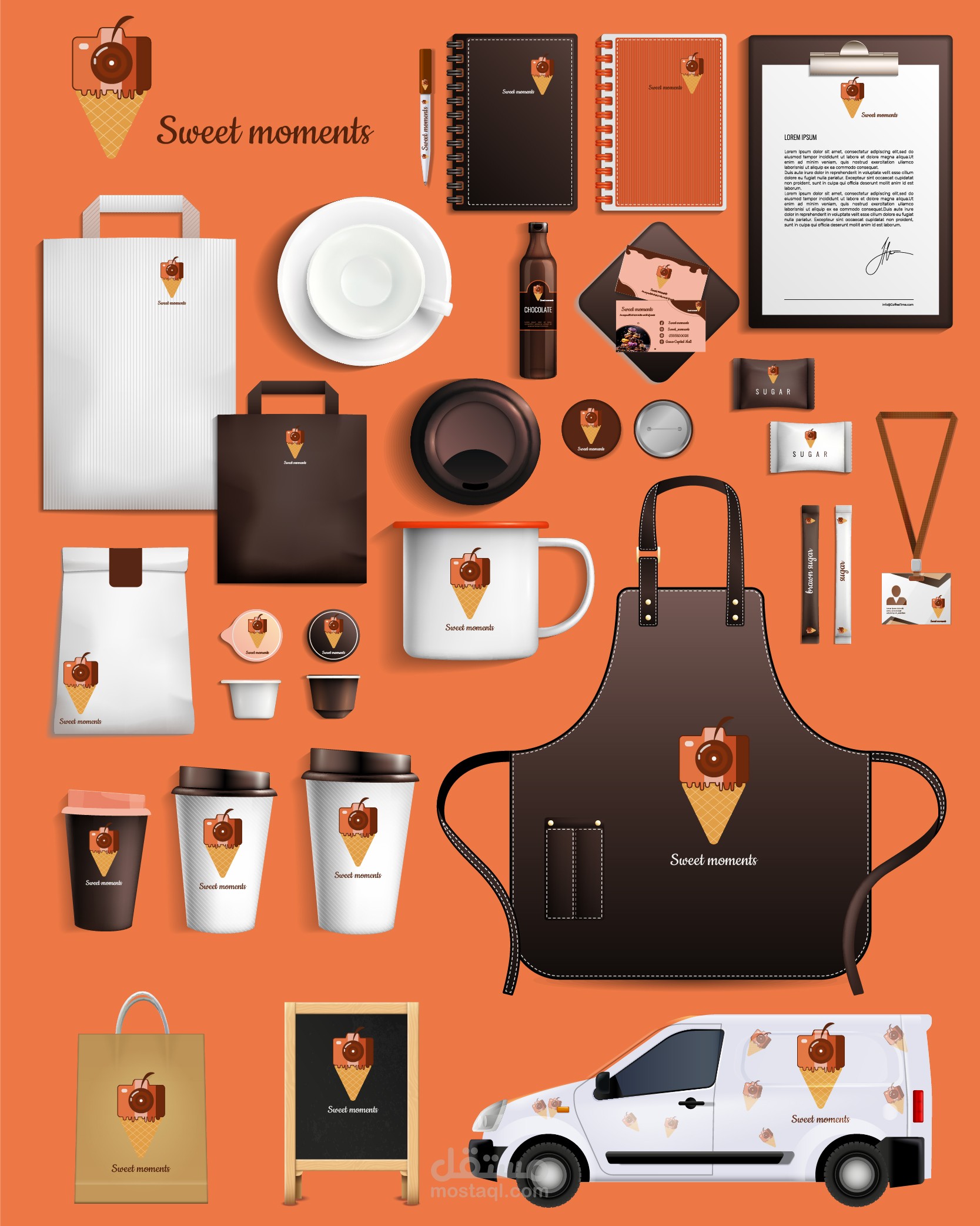 تصميم هوية بصرية / Visual identity design